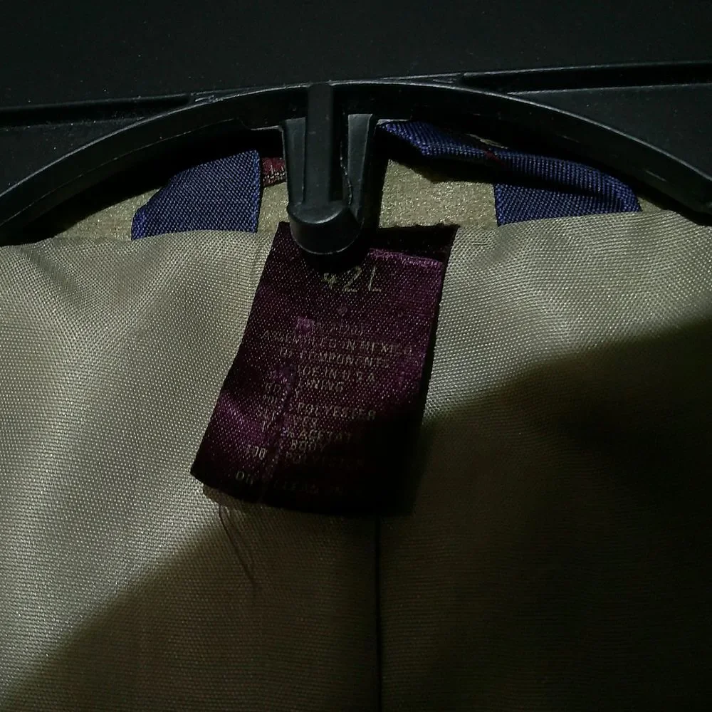 Vintage Wm. Farah Classic Camel Hair Style Sport Coat Two-Button Suit Jacket 42L